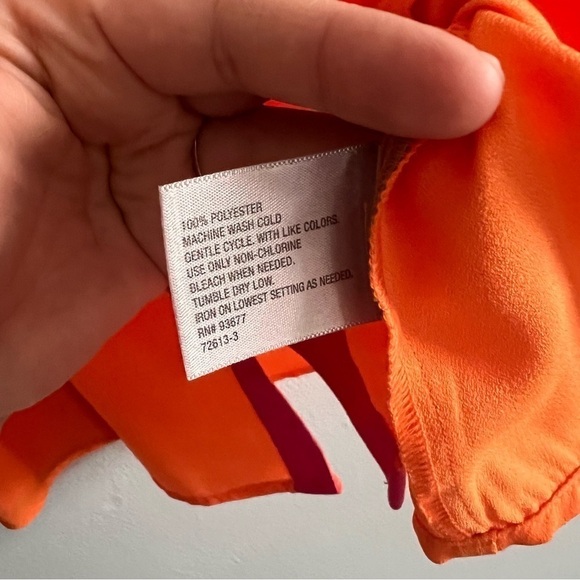 Worthington Pink & Orange Sleeveless Button Up Blouse size 2X - Picture 3 of 6